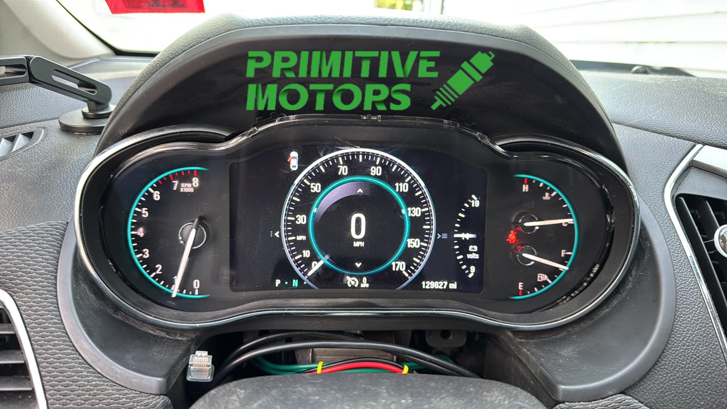 Primitive Motors Chevy Cruze Digital Dash Upgrade - Gen 2 Cruze